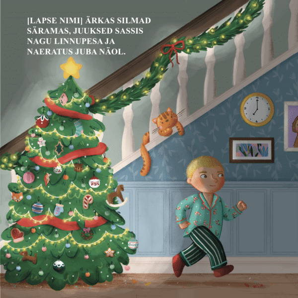 Raamat “Kuidas [LAPSE NIMI] jõulud päästis”