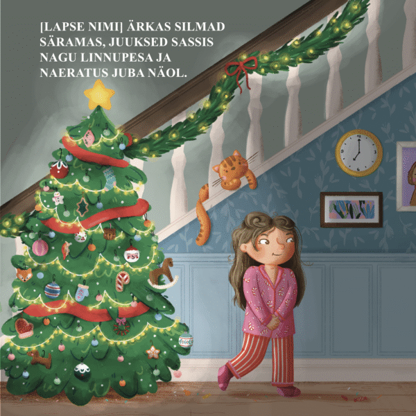 Raamat “Kuidas [LAPSE NIMI] jõulud päästis”